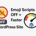 მარტივი სიჩქარის ხრიკი WordPress-ისთვის: ემოჯის გათიშვა
